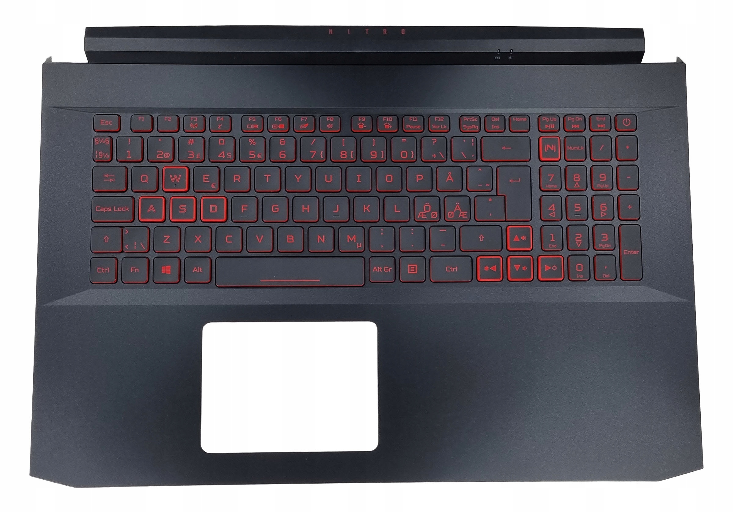 Nové Pouzdro Klávesnice Acer Nitro 5 AN517-52 GTX1650 Norská