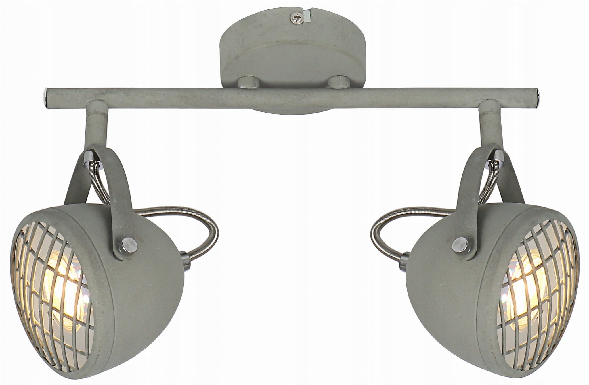 Candellux Pent 92-68057 Šedá Stropní Svítidlo Kovová 2xGU10