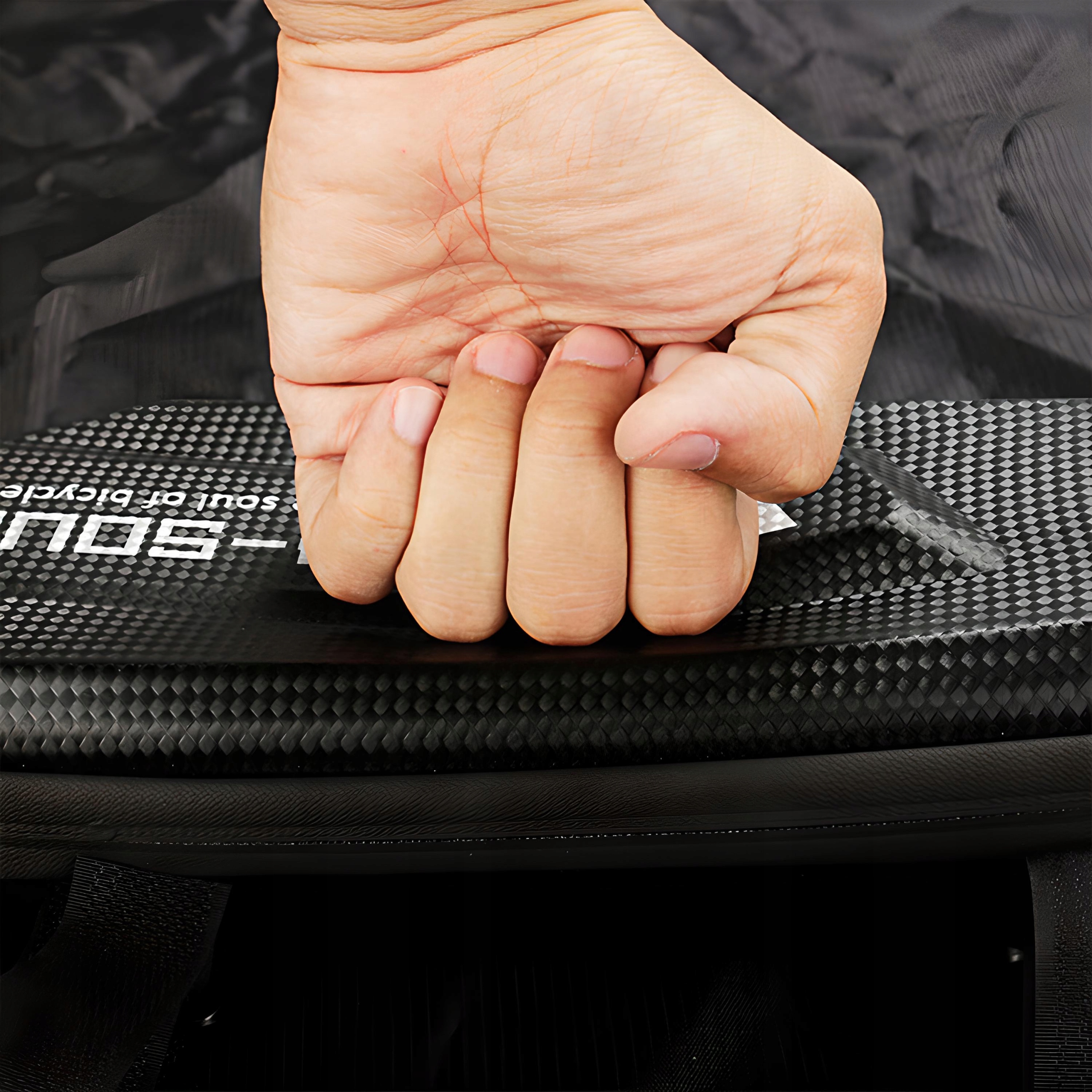 TORBA SAKWA ROWEROWA NA UCHWYT TELEFON WODOODPORNA POJEMNA USZTYWNIANA XXL Montaż na ramę