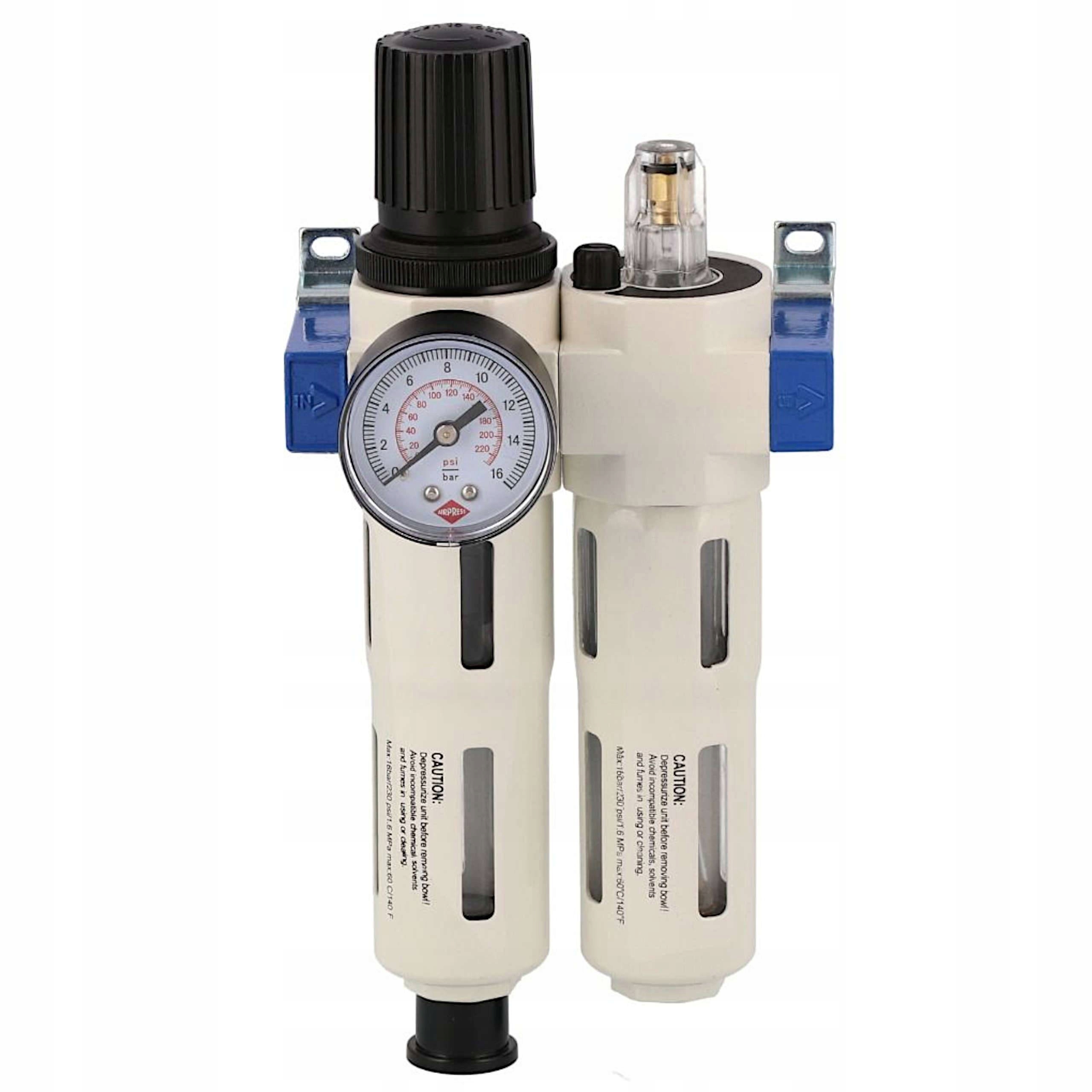 FILTR POWIETRZA Z REDUKTOREM I NAOLIWIACZ 1/4" BAR - PRO AIRPRESS 45200011