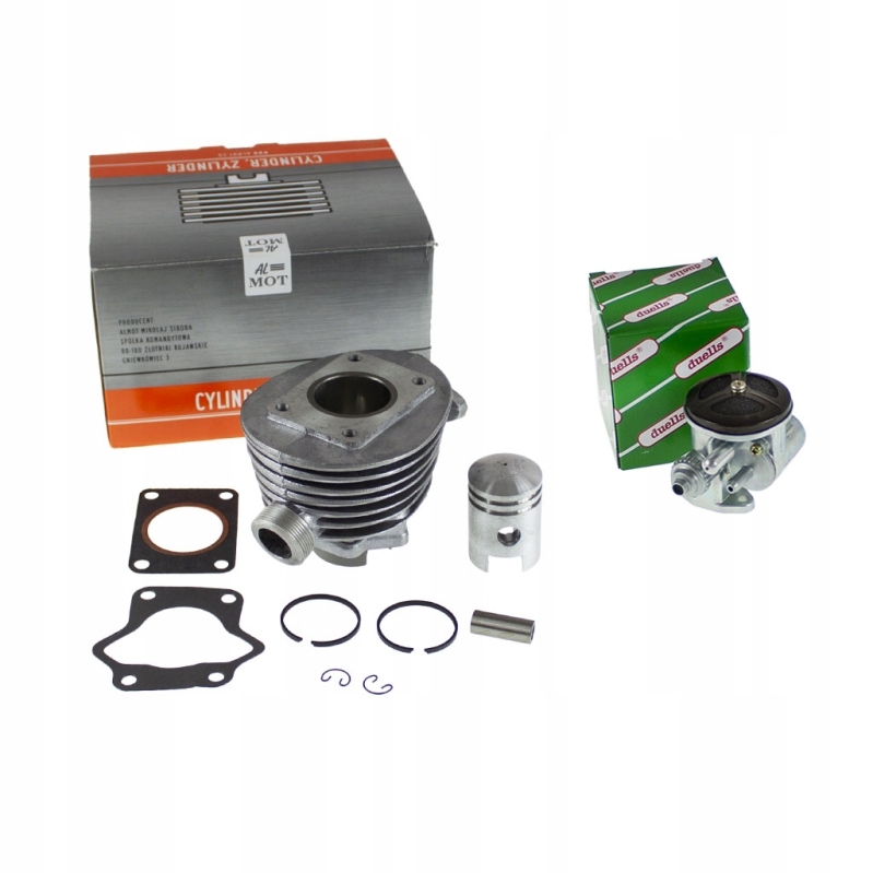 Cylinder Almot 50 cm3 karburátor Duells Romet Komar 2330 2350 2351 Hq