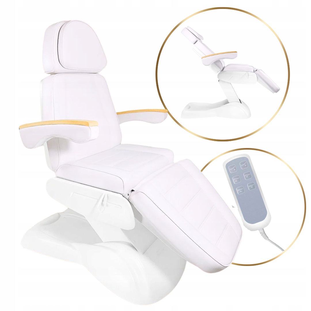 Kosmetické Křeslo Elektrické Lux Spa Dálkové Ovládání 3 Pohony