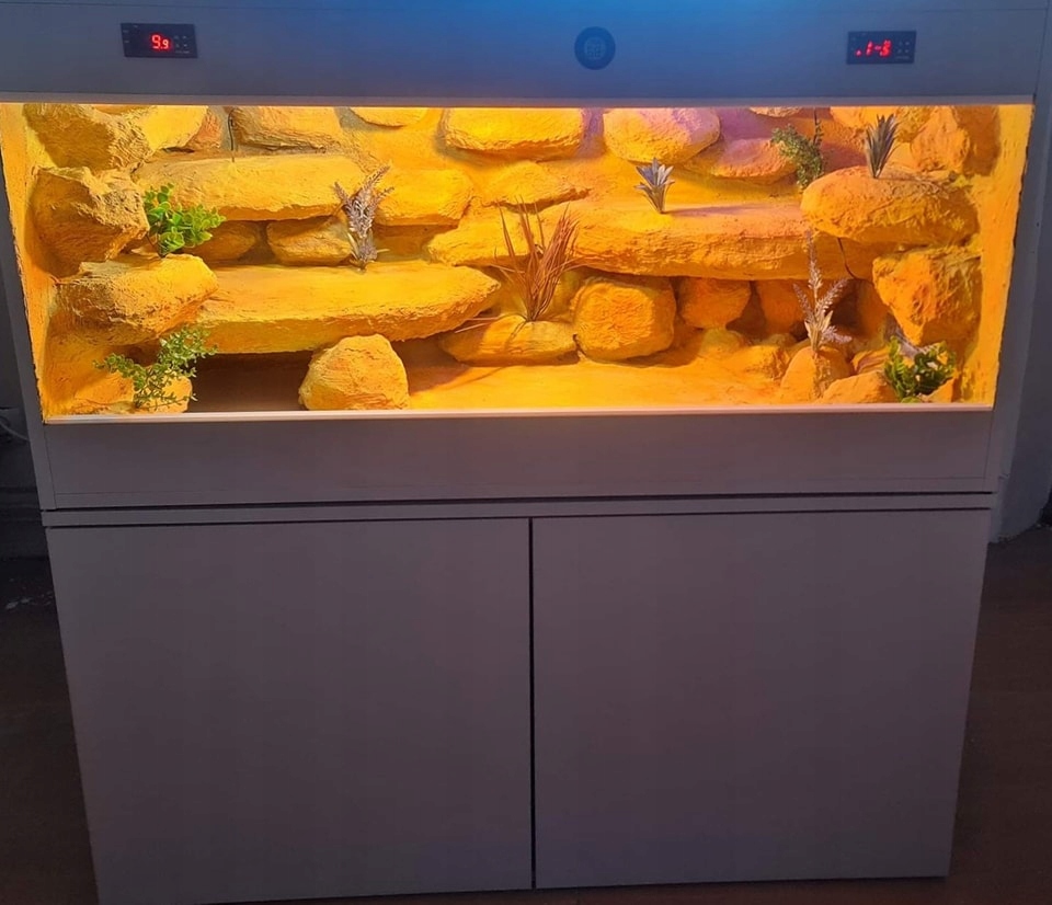 Terárium 100X40X40 Skříňka 100X40X60 Komplet Terarijní Zástavba