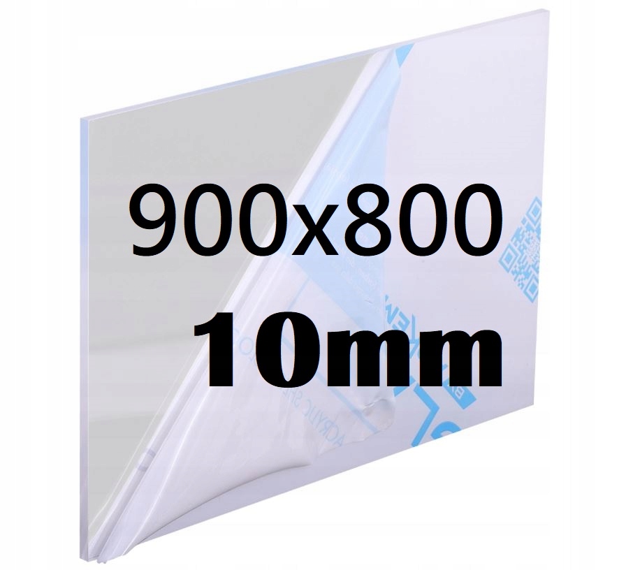 Plexisklo Plexi Plexi na míru 90 cm x 80 cm x 10 mm