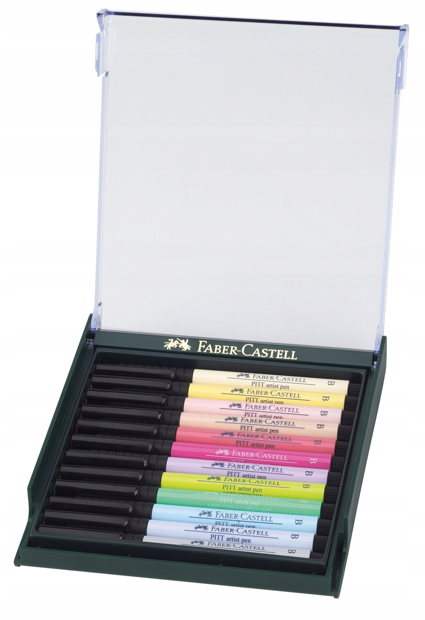 Zestaw pisaków Pitt brush pastel Faber-Castell Pastelowe 12 kol