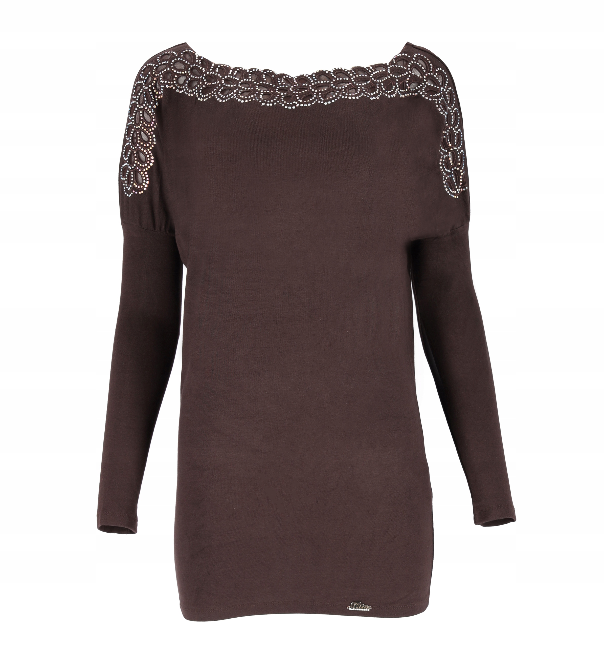 Šaty S Ozdobným Výstřihem Do V Elegantní