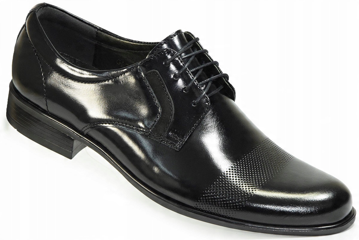 

Buty męskie wizytowe skórzane KamPol wz.319/15 r44