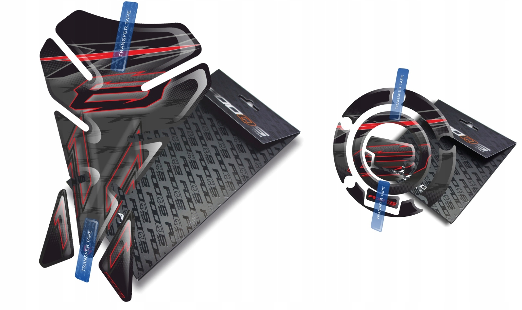 Tank-pad Cap-pad V1 od společnosti Fooqs pro Yamaha FZ-8 Černý