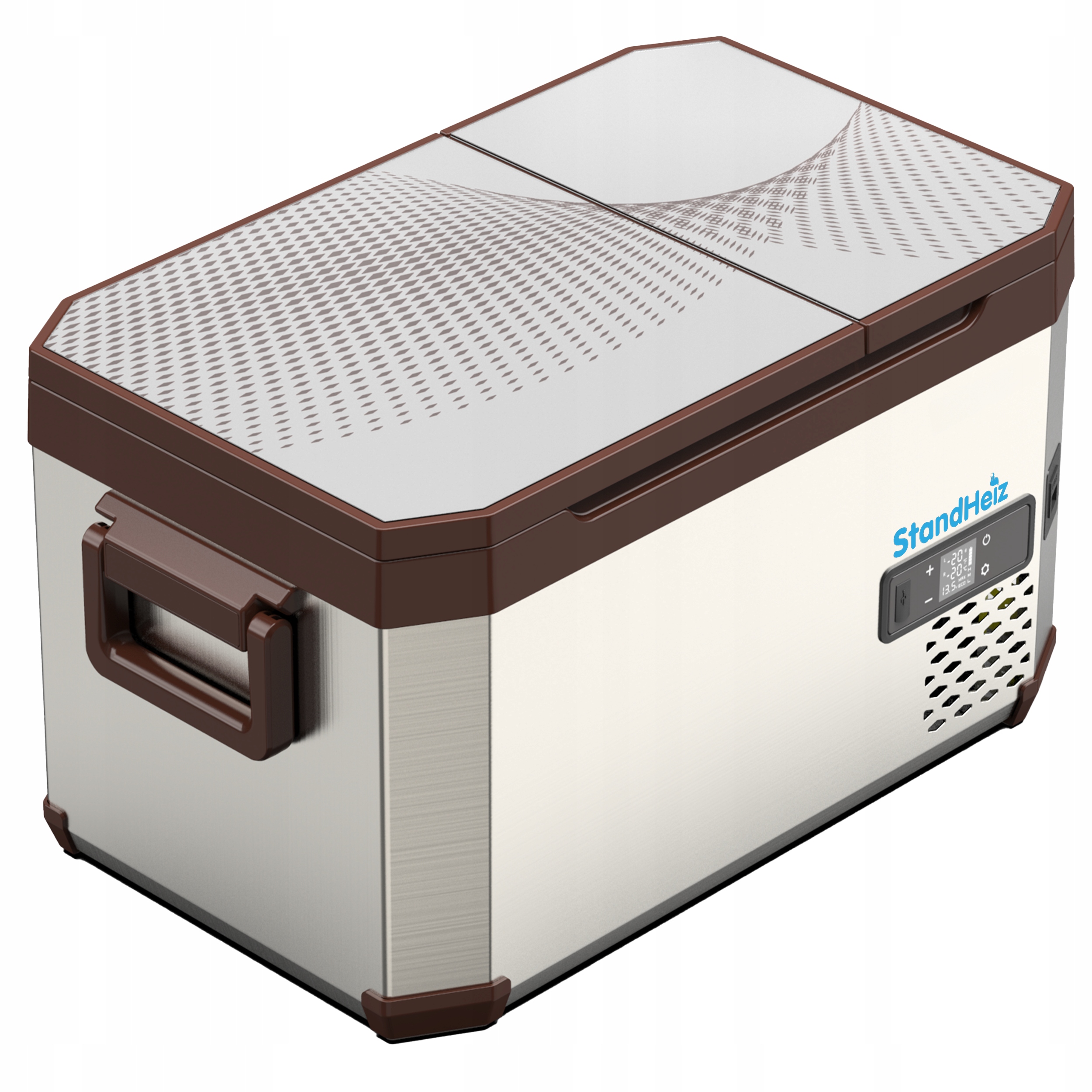 Turistická Přenosná Kompresorová Chladnička 24 L 12 V 24 V 230 V Standheiz