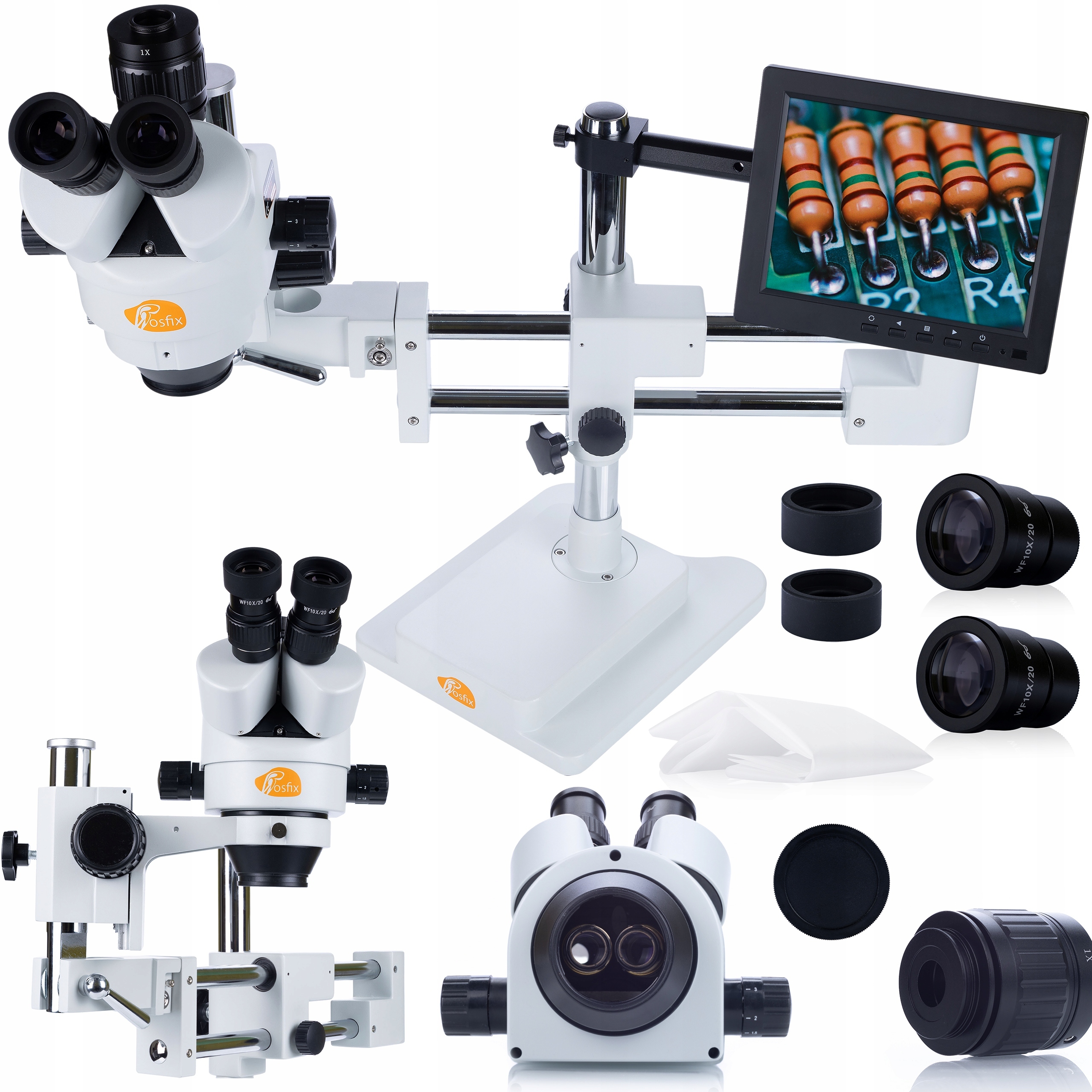 Stereoskopický Trinokulární Mikroskop Jupiter Msjp-t Pro Elektroniku