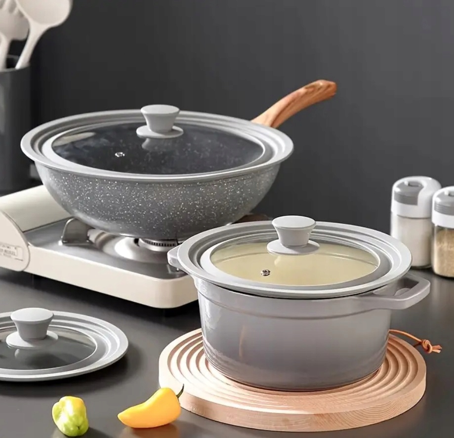 UNIWERSALNA POKRYWKA DO GARNKA pokrywa patelni 28/30/32cm silikonowa Rodzaj pokrywka