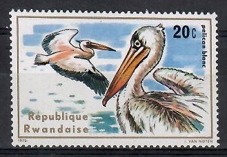 Rwanda 1975 Mi 711A Czyste **