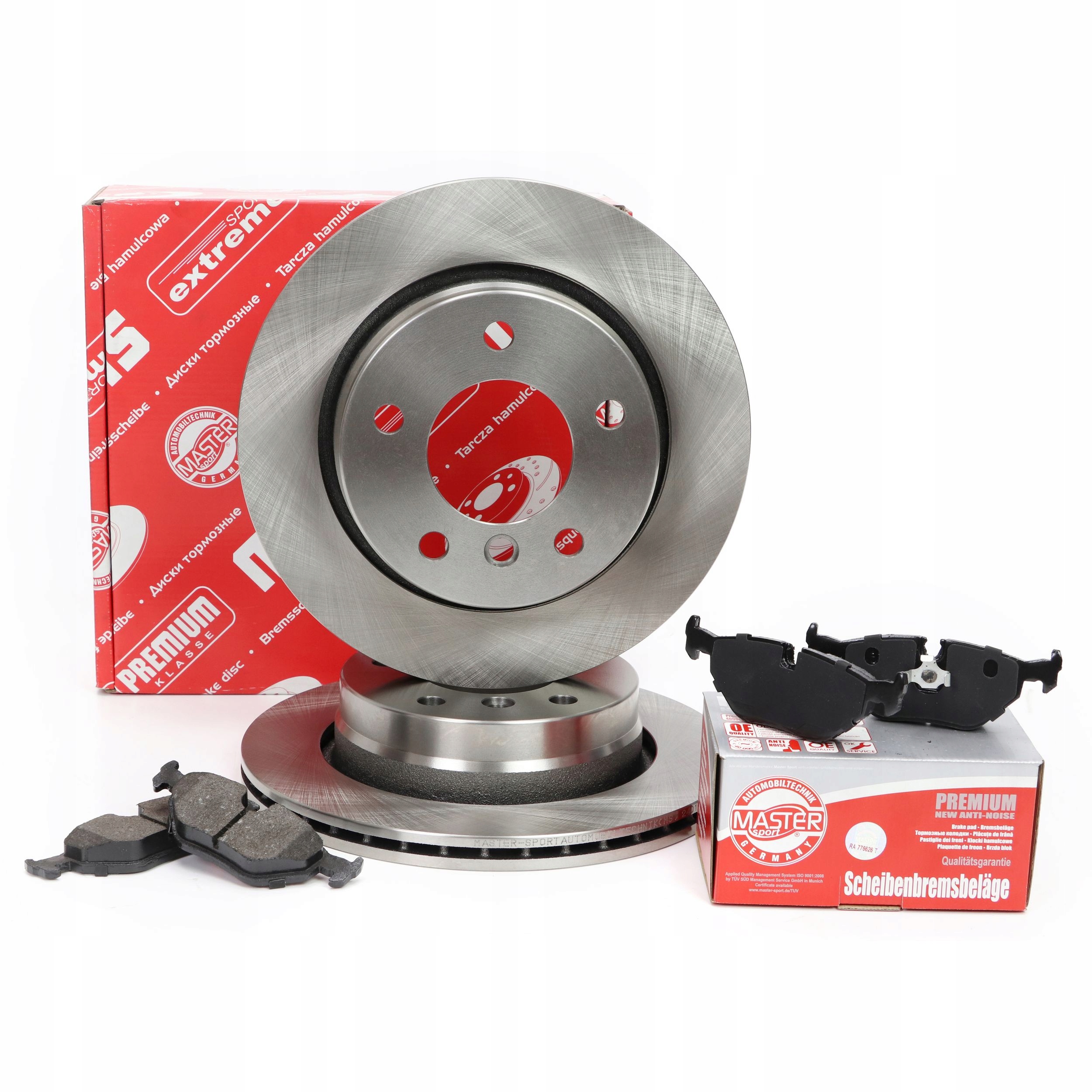 Диски колодки ЗД BMW 3 (E36, E46) 276MM