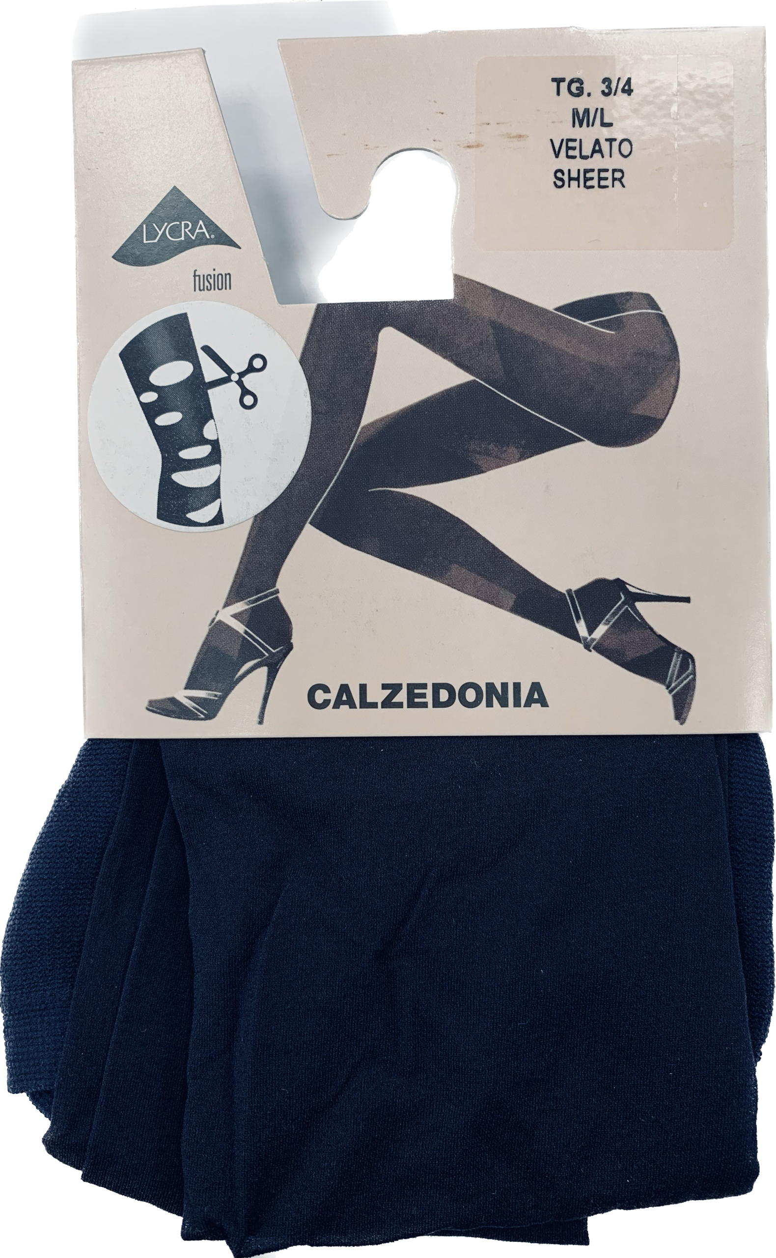 

Rajstopy Calzedonia Granat Fusion Wytrzymałe 3/4