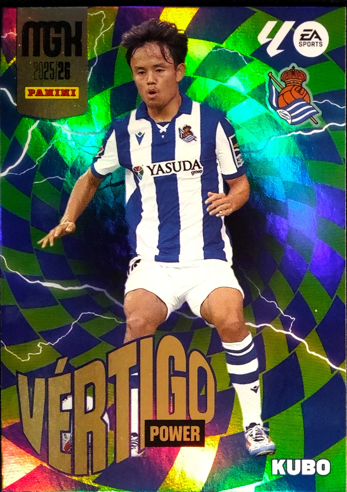 Panini Megacracks 2025-2026 Vertigo Power P384 Kubo Real Sociedad