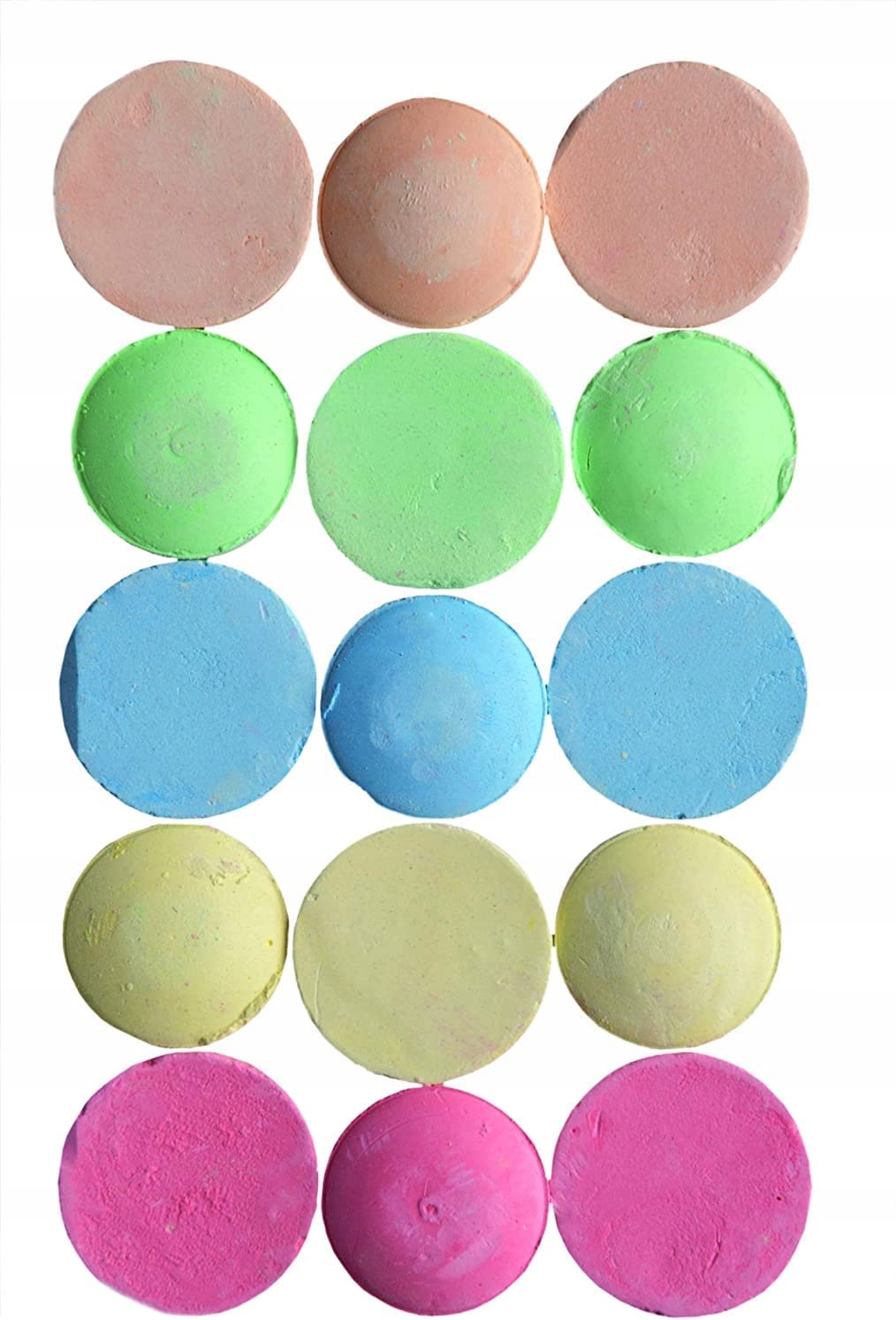 KREDA CHODNIKOWA KOLOROWA GRUBA 15 SZTUK 5 KOLORÓW MEGA ZESTAW JAKOŚC !!!!! Marka Free & Easy