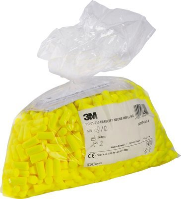 

PD-01-010 Zatyczki do uszu 3M |worek 500 par