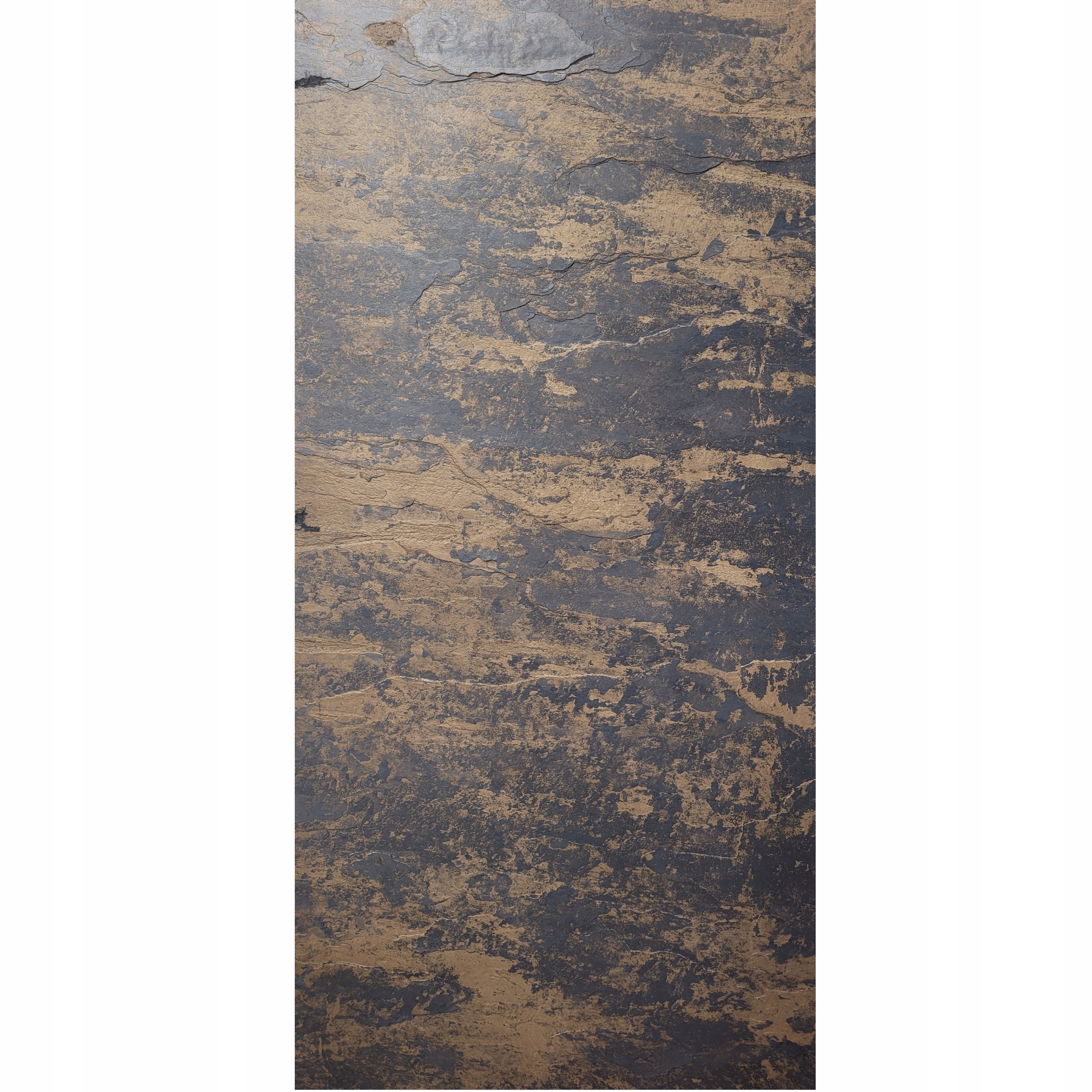 Kamień w rolce Fornir kamienny Naturalny Black Slate Gold 122x280x0,2 cm