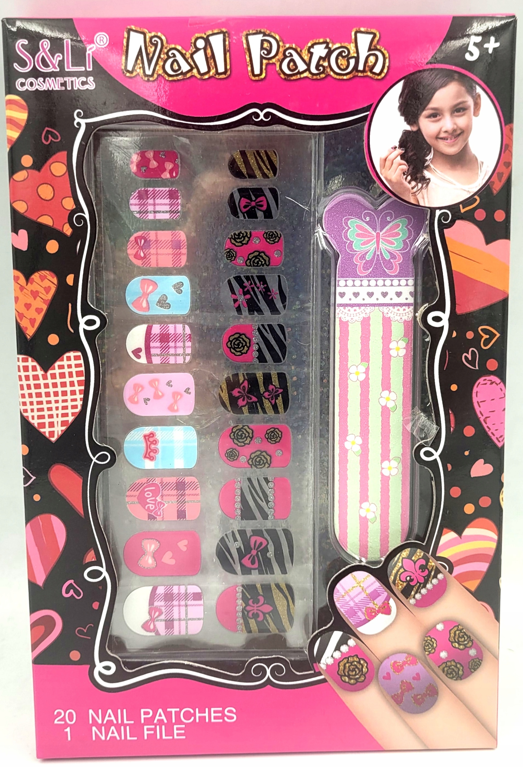 ZESTAW DO STYLIZACJI PAZNOKCI NAKLEJKI