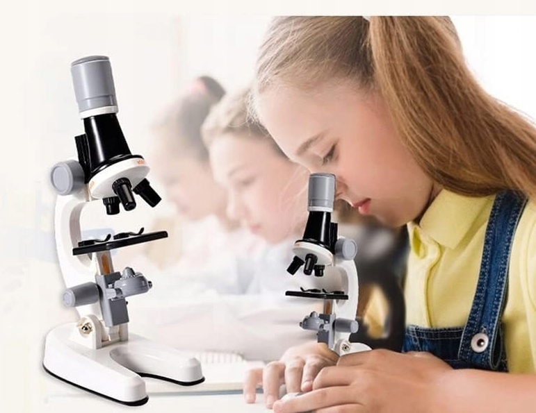 MIKROSKOP CYFROWY DLA DZIECI PRZYBLIŻENIE 1200x DUŻY ZESTAW EDUKACYJNY Szerokość produktu 8 cm