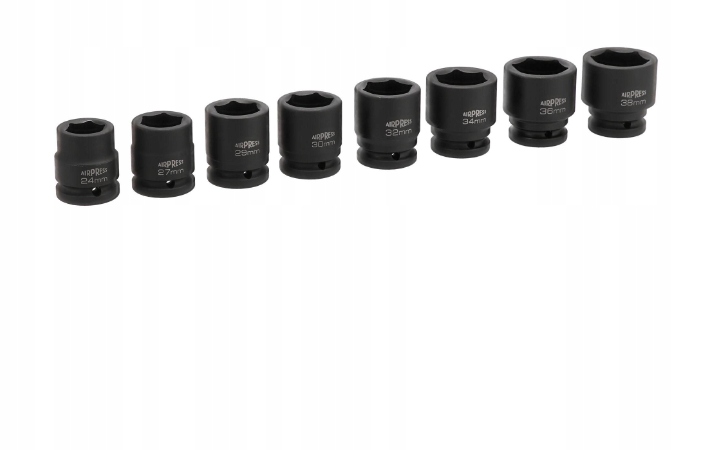 Zestaw 8 nasadek udarowych 3/4" 24-38mm Kod producenta 45580