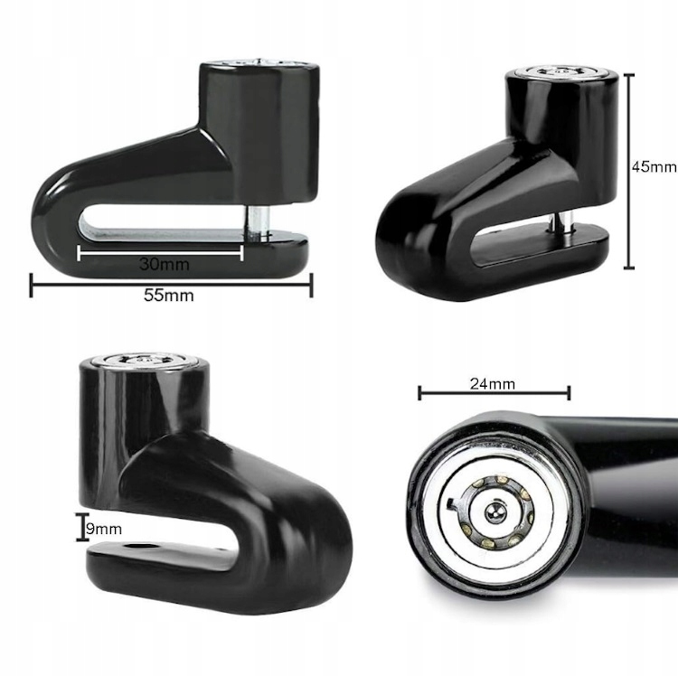 ZABEZPIECZENIE ROWEROWE BLOKADA TARCZY HAMULCOWEJ KOŁA SKUTERA HULAJNOGI Marka Inna marka