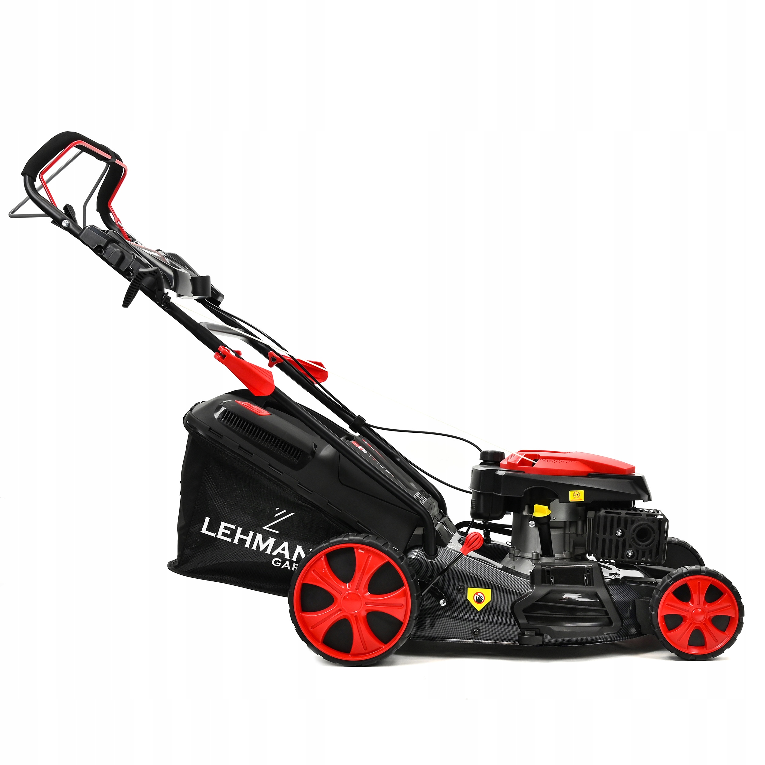 KOSIARKA SPALINOWA LEHMANN Z NAPĘDEM POTĘŻNA SILNIK 146CC MULCZOWANIE 46CM Rodzaj regulacji wysokości koszenia centralna