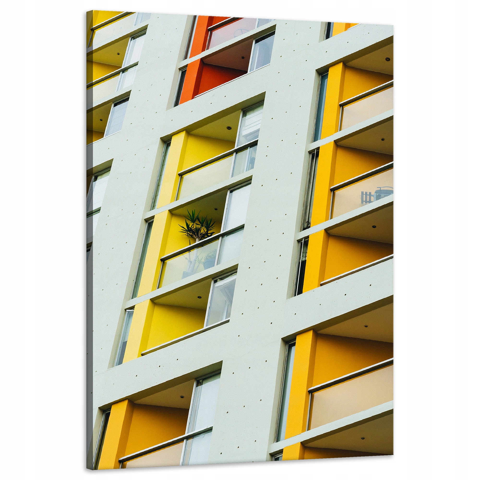 Obraz na plátně Blok Byt Budova Moderní architektura 60x90