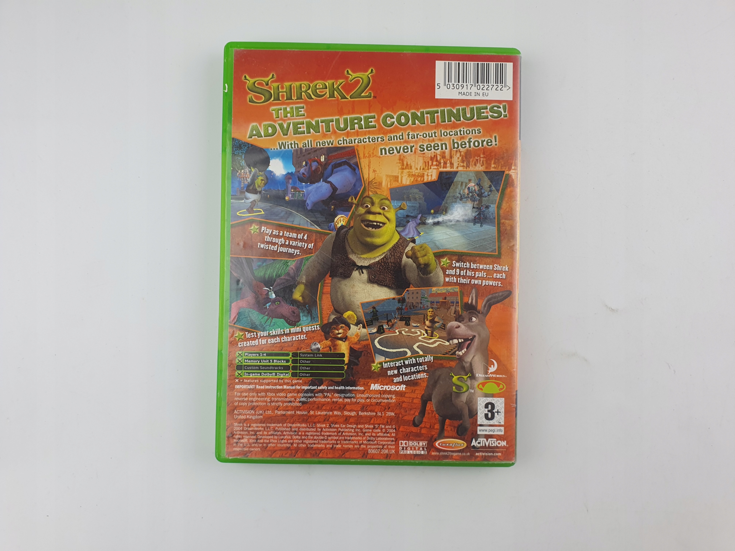 Gra SHREK 2 Microsoft Xbox (eng) (3) Tematyka przygodowe