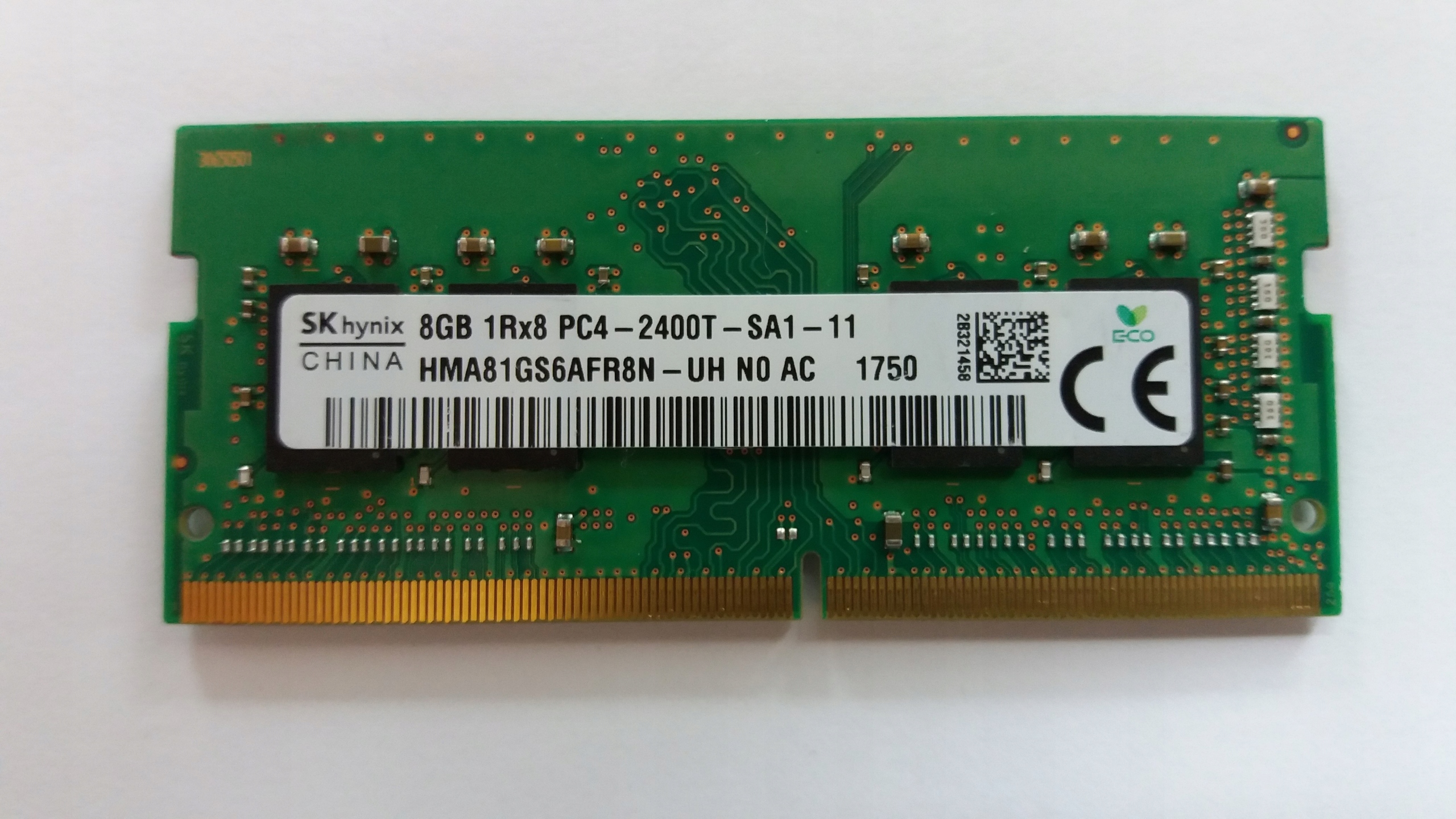 Модуль памяти hynix. Hynix ddr4 8gb. Hynix 8 ГБ ddr4 2400 МГЦ SODIMM cl17 hma81gs6afr8n-uh.