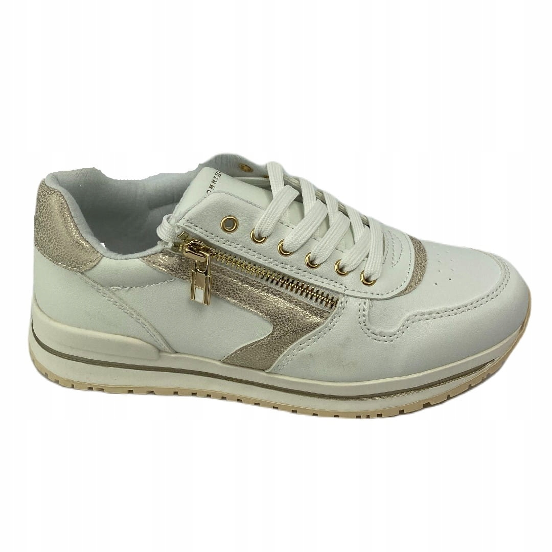 Dámské tenisky Tommy Hilfiger T3A9-32731 White platinum velikost 35, bílé