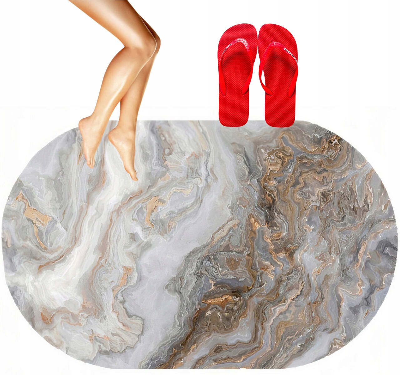 

Mata Łazienkowa Szybkoschnąca Chłonna Dywanik