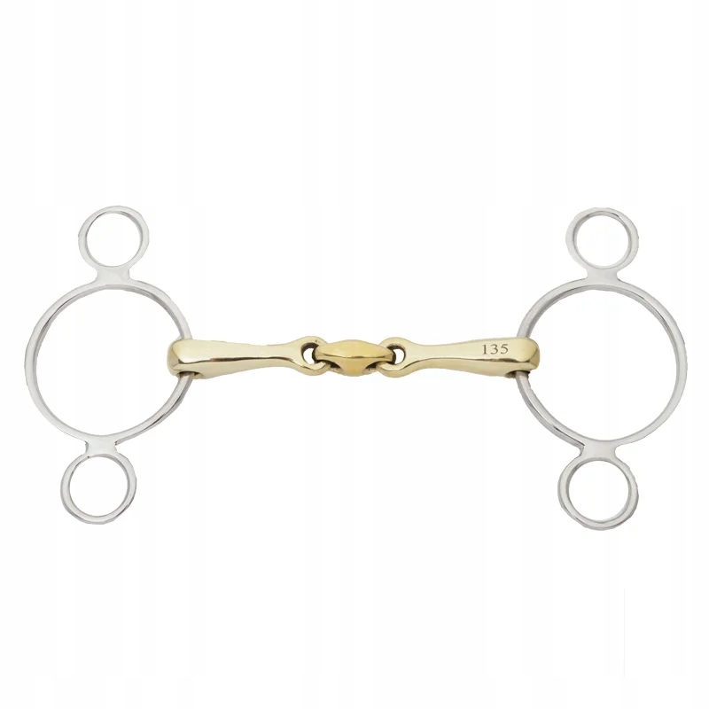 Udidlo uzdička pro koně Kavalbit 3-Ring 16mm 12,5
