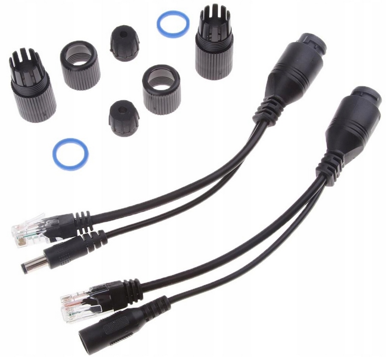 

Adapter Poe RJ45 Zewnętrzny IP65 Zasilanie Poe