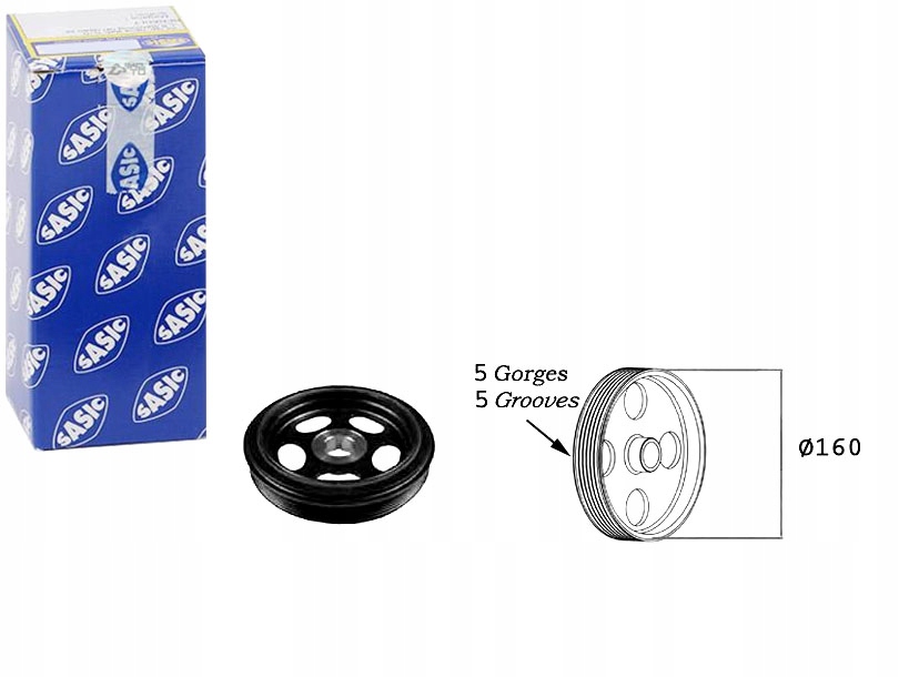 Řemenice Klikové Hřídele Sasic 10286