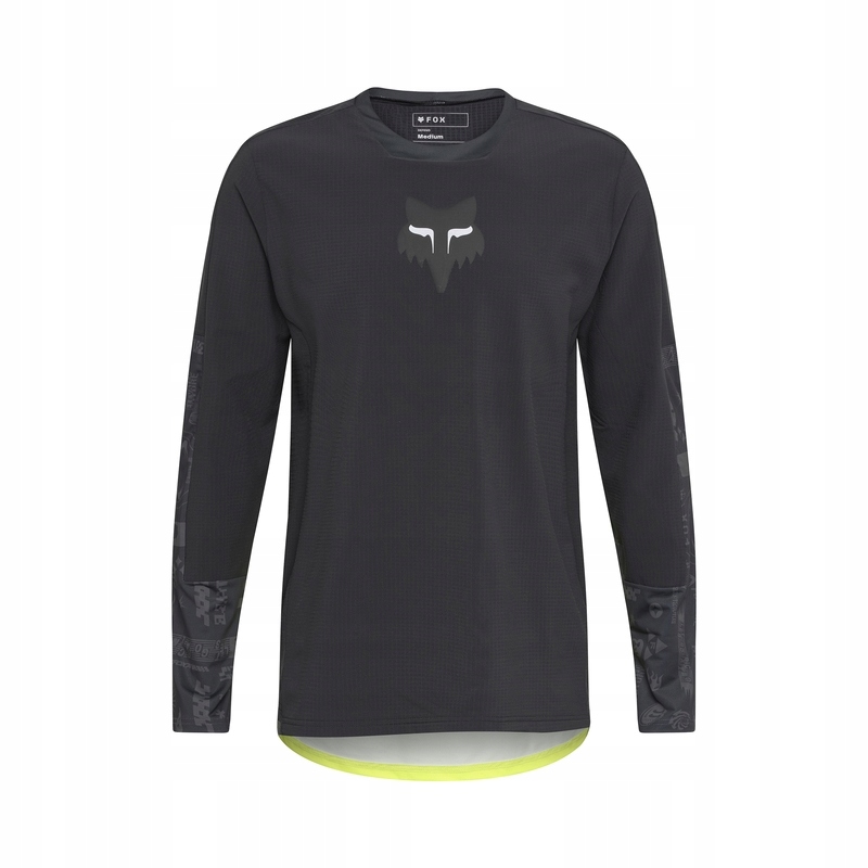 Cyklistický Dres S Dlouhým Rukávem Fox Defend Thermal Lunar Se Black (s)