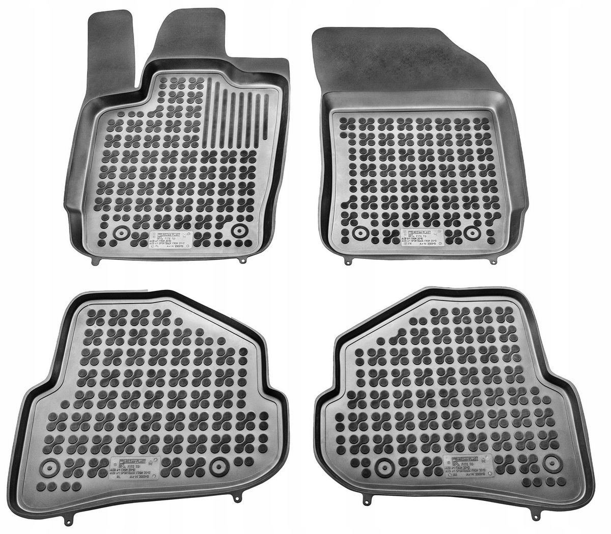 Gumové autokoberce Audi A1, 2012-2018, Sportback