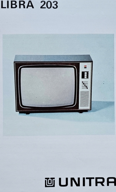 Unitra WZT - Telewizor Libra 203 - folder reklamowy