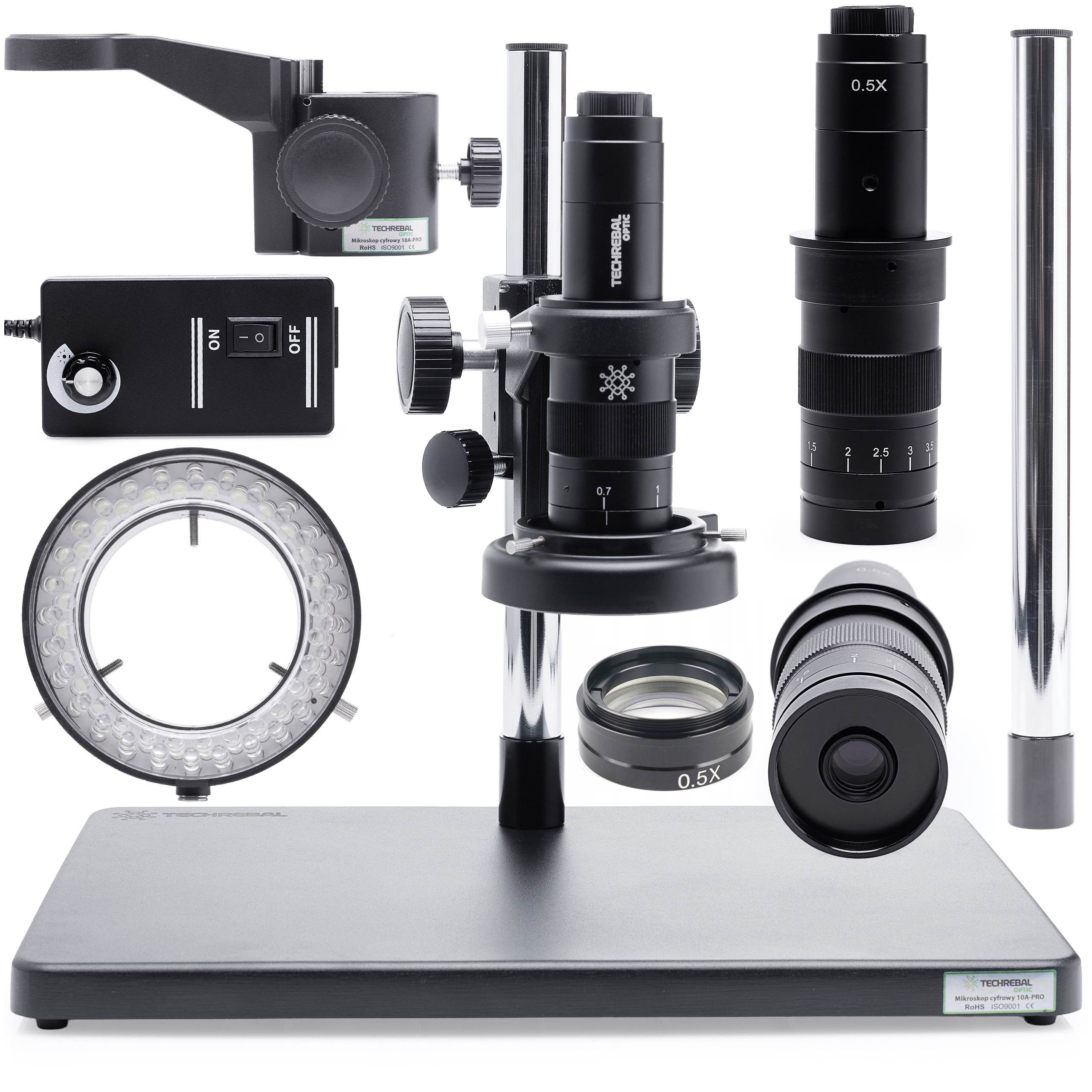 Digitální Osvětlovací Mikroskop Pro Elektroniku 7-45X