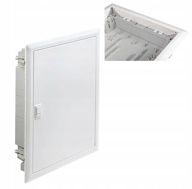 Podomítkový rozvaděč s kovovými dveřmi Rpdm 2x14 modulů N+pe IP40