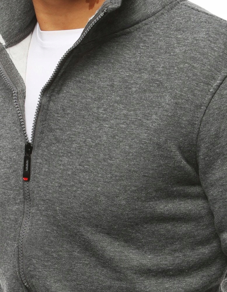 BLUZA MĘSKA ROZPINANA BEZ KAPTURA bx4111 - L Rozmiar L