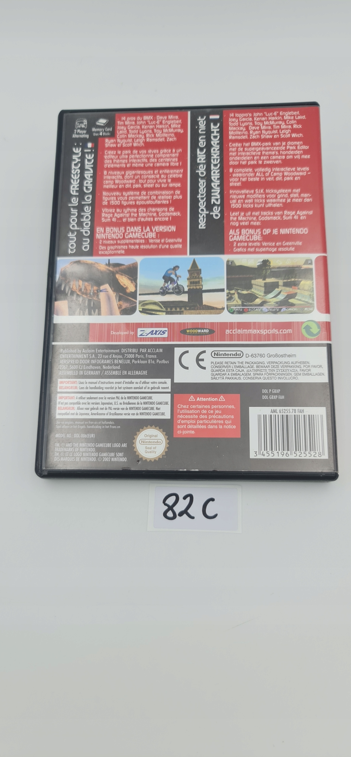 NINTENDO GAMECUBE DAVE MIRRA FREESTYLE BMX 2 Producent Nintendo