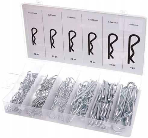 ZAWLECZKI SPRĘŻYNOWE ZESTAW ZAWLECZEK SPRĘŻYNOWYCH 150 EL EAN (GTIN) 0605848710052