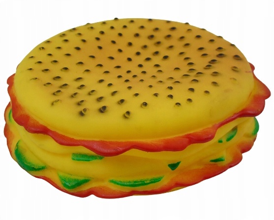 

Zabawka dla psa gumowa piszczący Duży Burger 13 cm