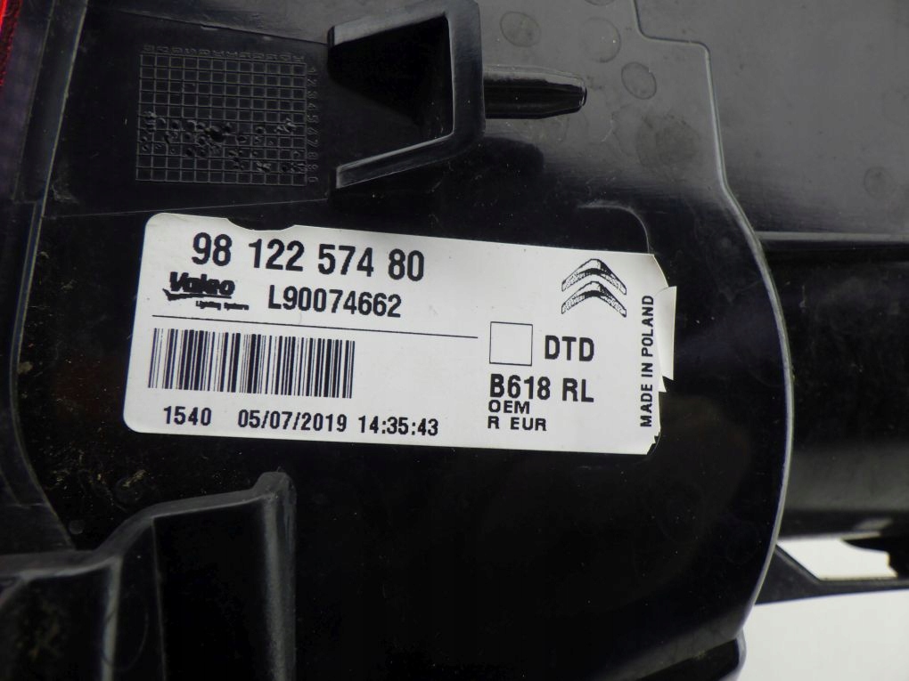 CITROEN C3 3 III 2016- light rear right