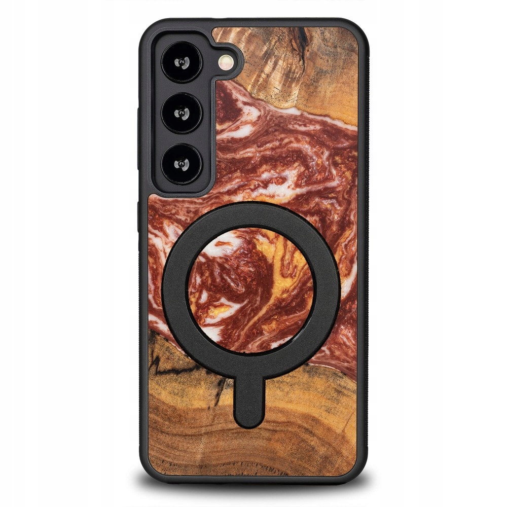 Pouzdro Bewood Unique pro Samsung Galaxy S23 Planets Mars s MagSafe