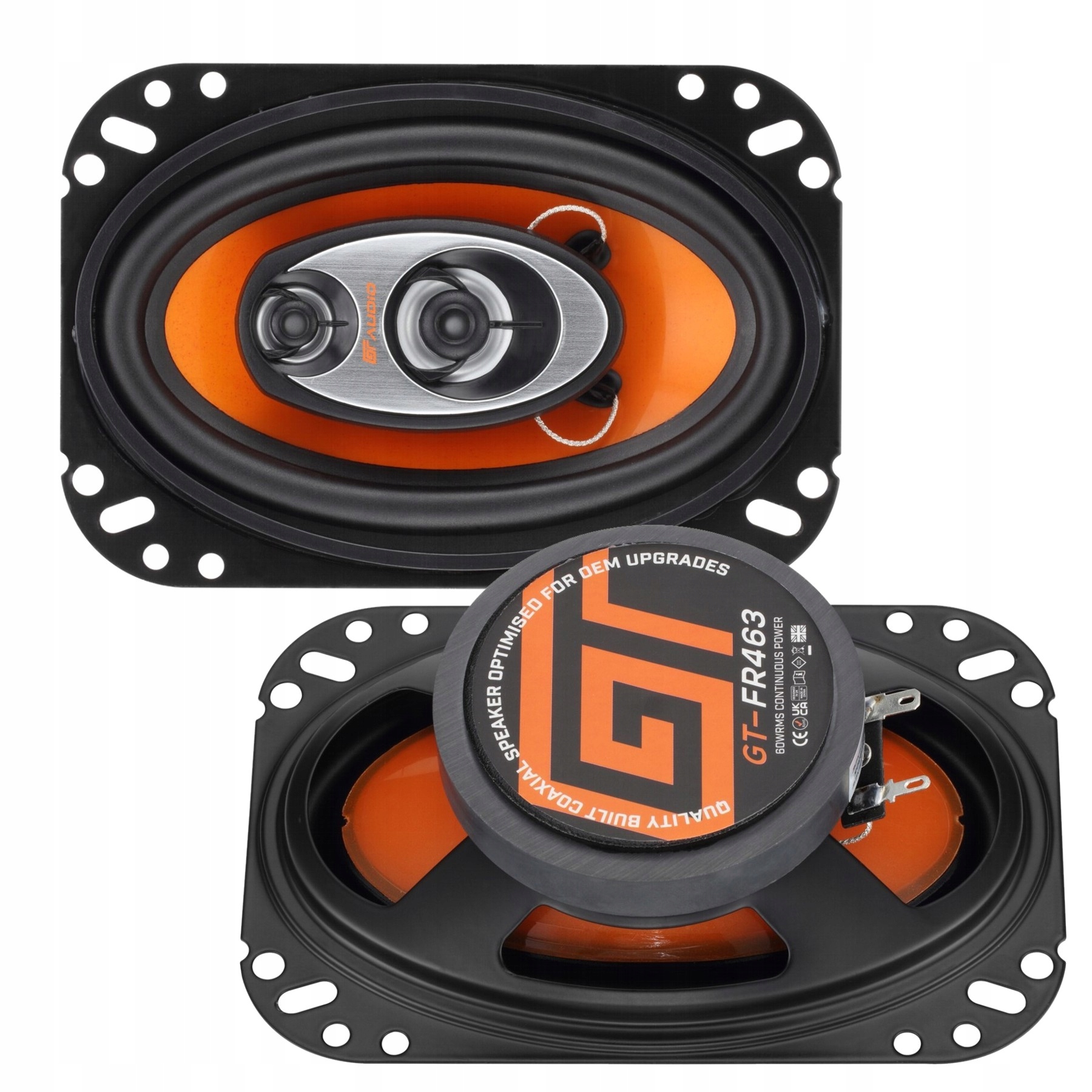 Bassface FR463 głośniki Trójdrożne 4x6 Cal Rms 2x60 Wat