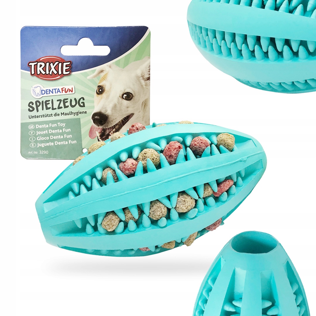 

Piłka gryzak zabawka Trixie Dentafun Rugby 11,5cm