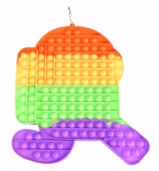 PUSH BUBBLE POP IT ZABAWKA DUŻA AMONG SENSORYCZ