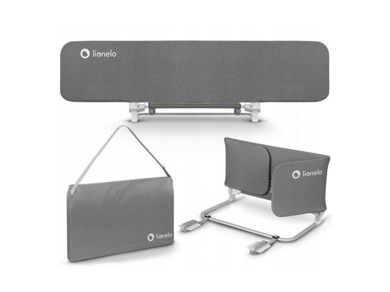Barierka ochronna Lionelo Lora Grey Stone 105 x 38.5